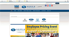 Desktop Screenshot of norrisautogroup.com